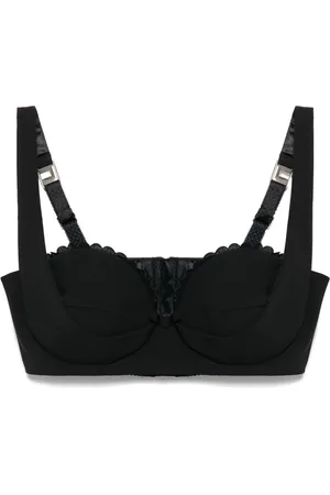 Elisabetta Franchi Krepp-Bustier mit Wellensaum