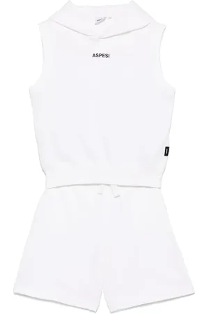 Aspesi Set aus T-Shirt und Shorts mit Logo