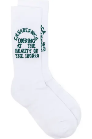Casablanca Jacquard-Socken mit Logo