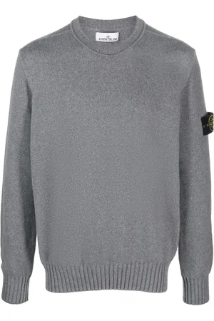 Stone Island Pullover mit Kompass-Patch