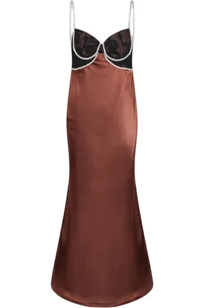 Self-Portrait Kleid aus Satin