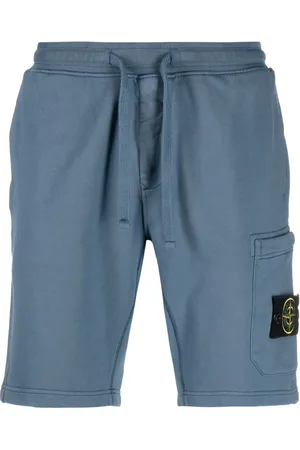 Stone Island Shorts mit Logo-Patch