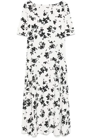 Ralph Lauren Midikleid mit Blumen-Print