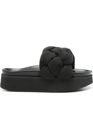 INUIKII Gesteppte Sandalen mit Flechtdetail