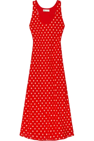 Tory Burch Maxikleid mit Polka Dots