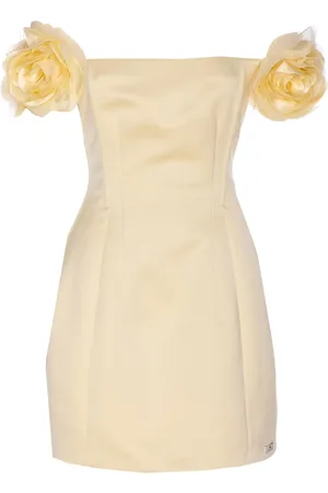 Elisabetta Franchi Kleid mit Blumenapplikation