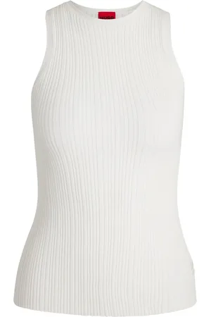 HUGO BOSS Geripptes Tanktop