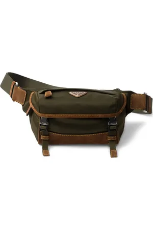 Prada Kleine Utility-Schultertasche aus Canvas