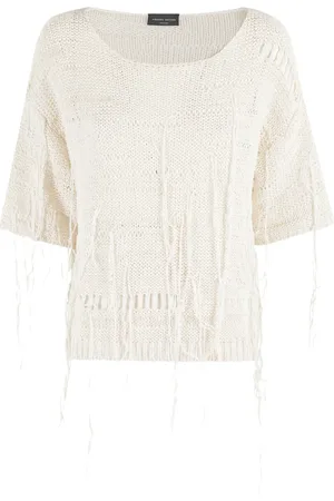 Roberto Collina Pullover mit Fransendetail