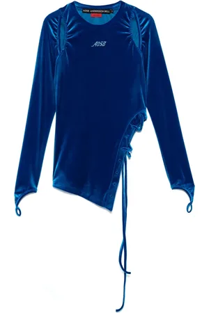 Andersson Bell Oberteil aus Samt mit Cut-Out