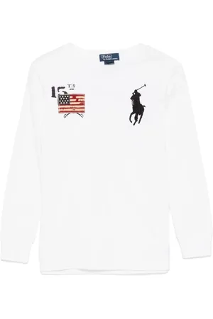 Ralph Lauren T-Shirt mit Logo-Stickerei