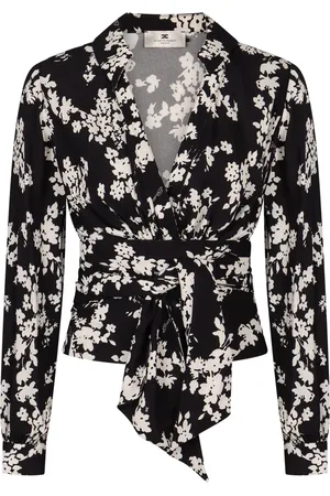 Elisabetta Franchi Bluse mit Blumen-Print