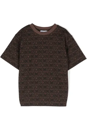 Moschino T-Shirt mit Logo-Jacquard