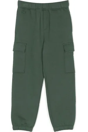 Lacoste Flanell-Jogginghose mit Logo-Prägung