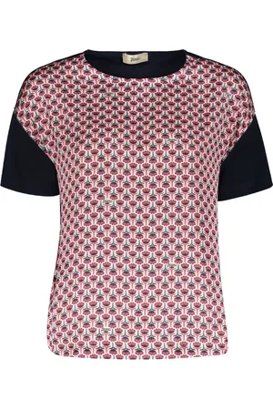 HERNO T-Shirt mit Blumen-Print
