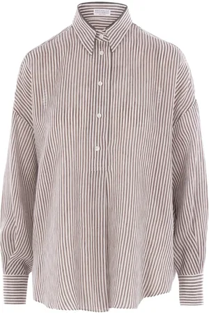 Brunello Cucinelli Gestreiftes Hemd