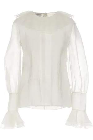 Giambattista Valli Bluse mit Rüschenkragen