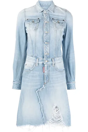 Dsquared2 Jeanskleid in Distressed-Optik