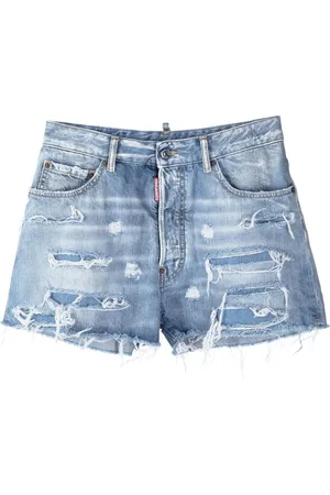 Dsquared2 Jeans-Shorts im Distressed-Look