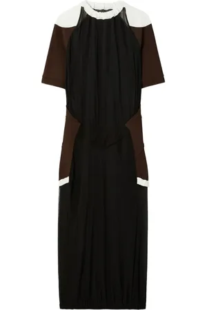 Tory Burch Midikleid in Colour-Block-Optik