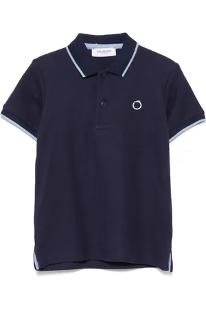 Trussardi Poloshirt mit Logo-Applikation
