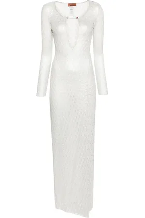 Missoni Maxikleid mit Spitzenoptikl