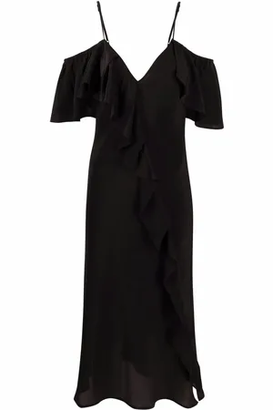 Gold Hawk Kleid mit Rüschen