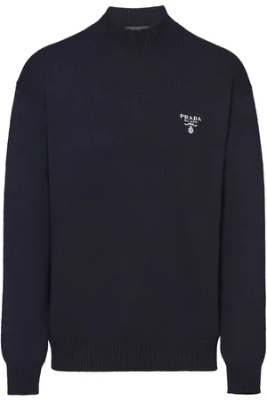 Prada Kaschmirpullover mit Intarsien-Logo