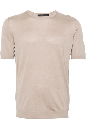 TAGLIATORE Kurzärmeliger Pullover aus Feinstrick