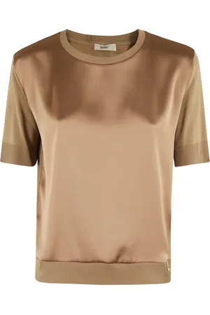 HERNO T-Shirt in Satinoptik
