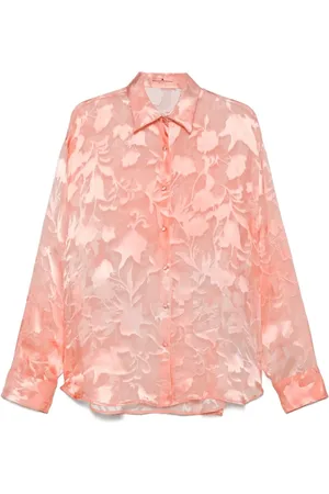 ERMANNO SCERVINO Hemd mit Jacquard-Blumenmuster