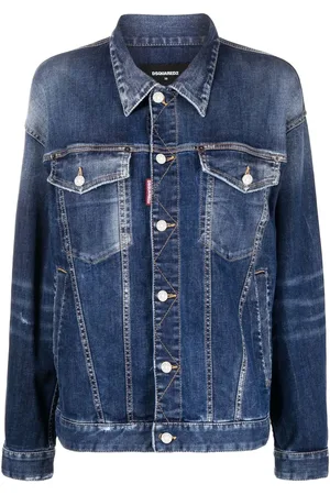 Dsquared2 Jeansjacke im Distressed-Look