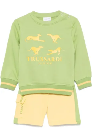 Trussardi Shorts-Set mit Logo-Prägung