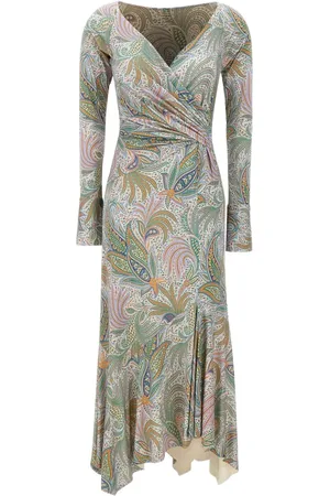 Etro Midikleid mit Blumen-Print