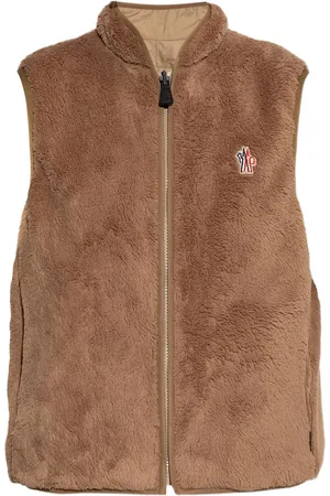 Moncler Weste aus Faux Shearling