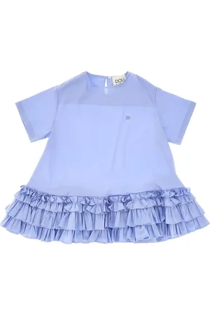 DOUUOD KIDS Kleid mit Rüschen