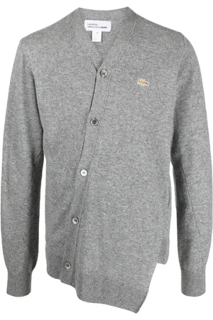 Comme des Garçons X Lacoste Asymmetrischer Cardigan