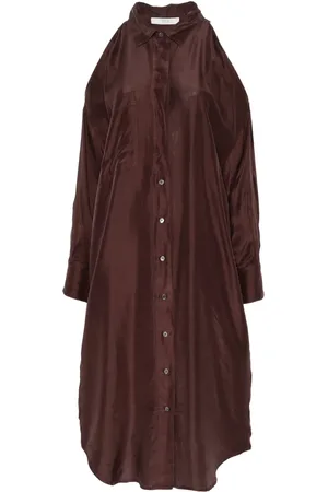 TELA Midikleid aus Seide