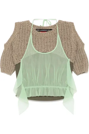 Andersson Bell Gestricktes Oberteil mit Cut-Out