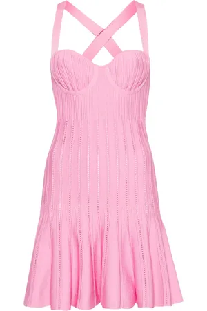 Roberto Cavalli Gestricktes Minikleid