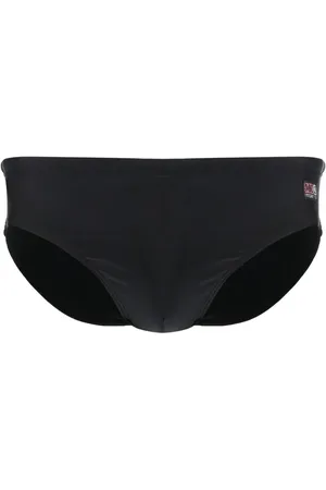 MC2 SAINT BARTH Badehose mit Logo-Patch
