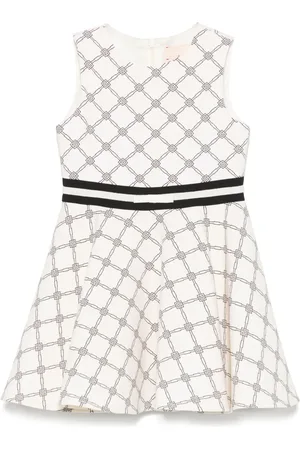 Elisabetta Franchi Kleid mit Logo-Print
