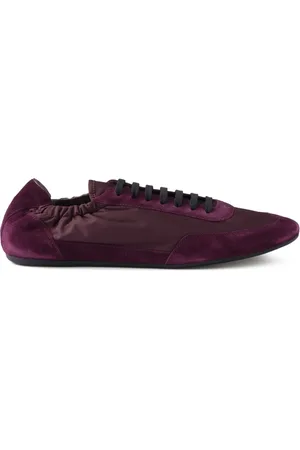 Prada Collapse Re-Nylon Sneakers aus Wildleder