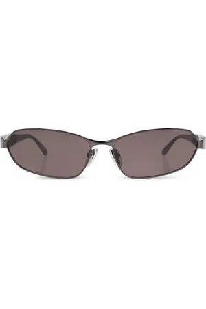 Balenciaga Eckige Sonnenbrille mit Logo-Gravur