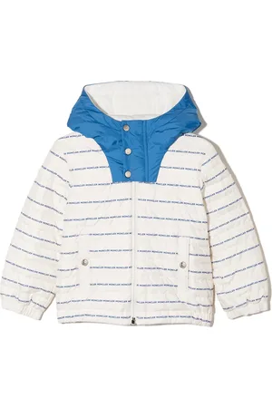 Moncler Gefütterte Jacke mit Logo-Print