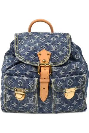 LOUIS VUITTON 2006 Denim-Rucksack mit Monogramm