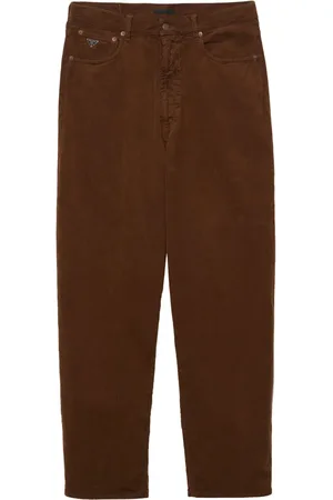 Prada Cordhose mit Logo
