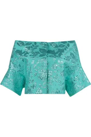 P.A.R.O.S.H. Bluse mit Jacquard-Blumenmuster
