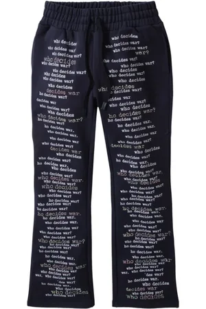 Who Decides War Jogginghose mit Text-Print