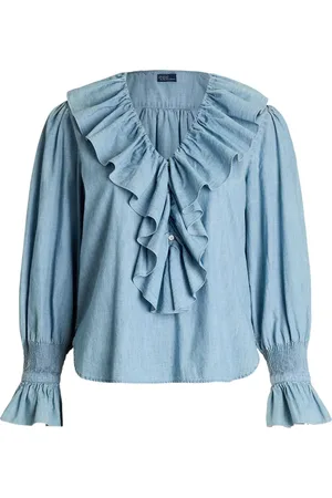 Ralph Lauren Bluse mit Rüschendetail